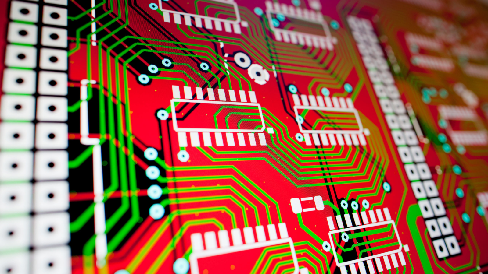 Development of an electronic board on PC screen